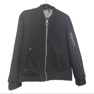 H&M bomber black jacket